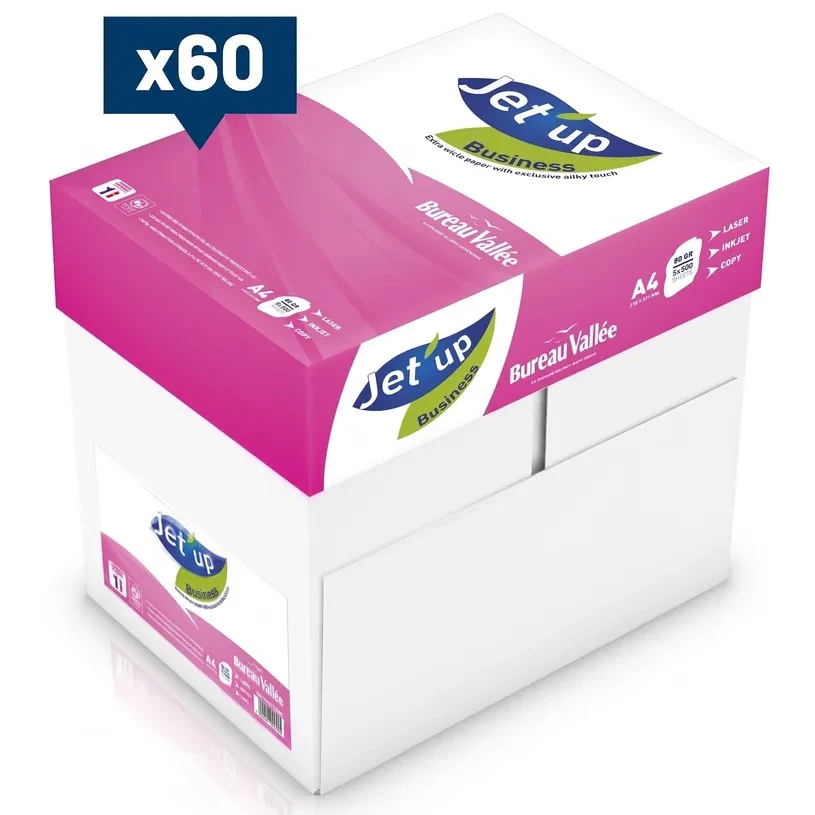  Lot de 5 Ramettes de papier blanc Clairalfa A4 80g/m² 500 Feuilles — Synapses Maroc