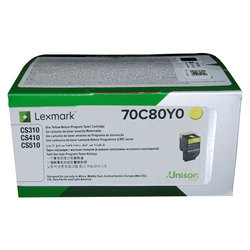  Lexmark 708Y Yellow Return Program Toner Cartridge — Synapses Maroc