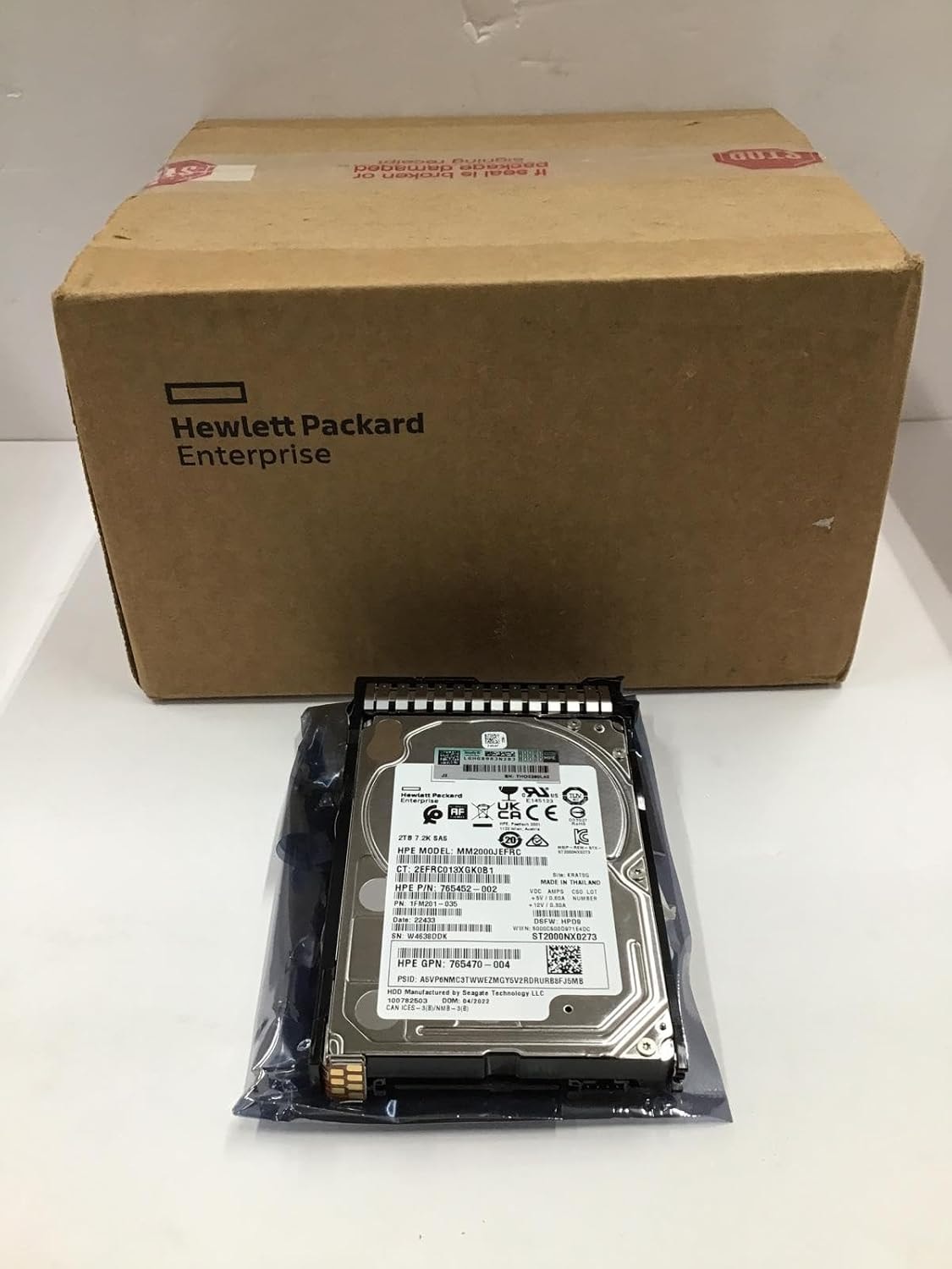  HPE 2TB SAS 7.2K SFF SC 512e DS HDD — Synapses Maroc