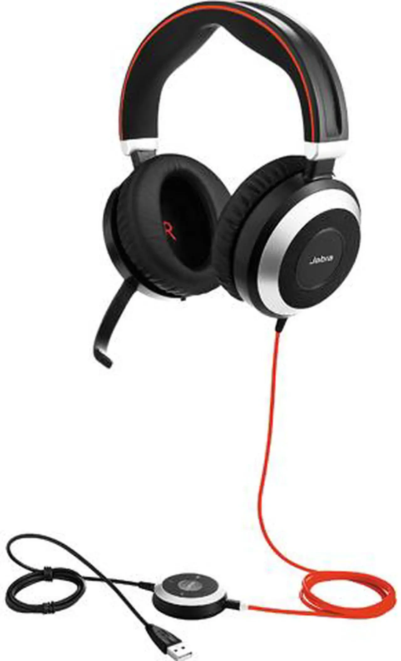  Jabra EVOLVE 80 UC Stereo USB Headband — Synapses Maroc
