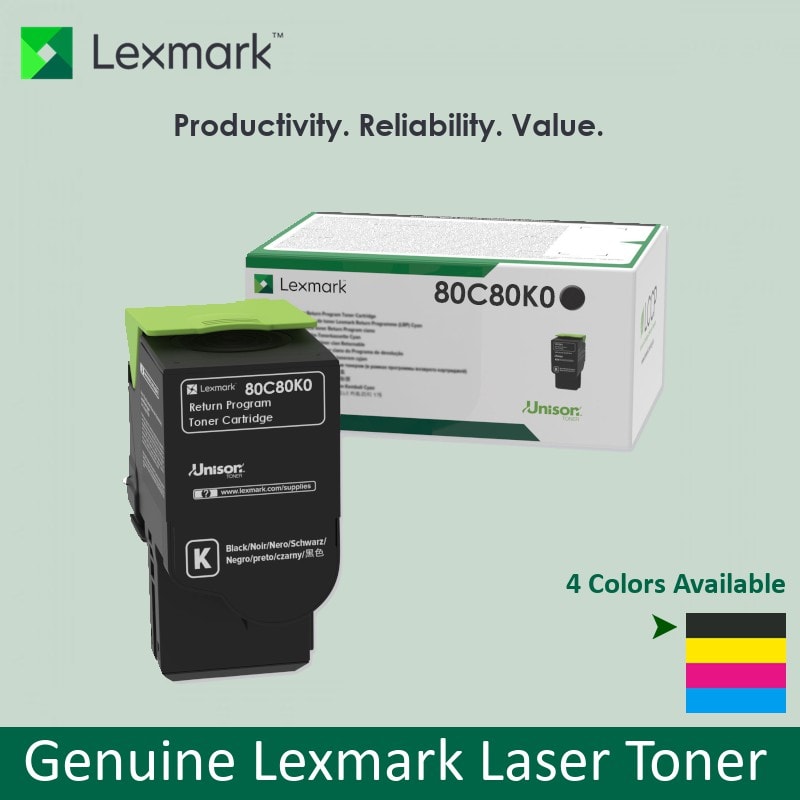  Lexmark 808K Black Return Program Toner Cartridge — Synapses Maroc