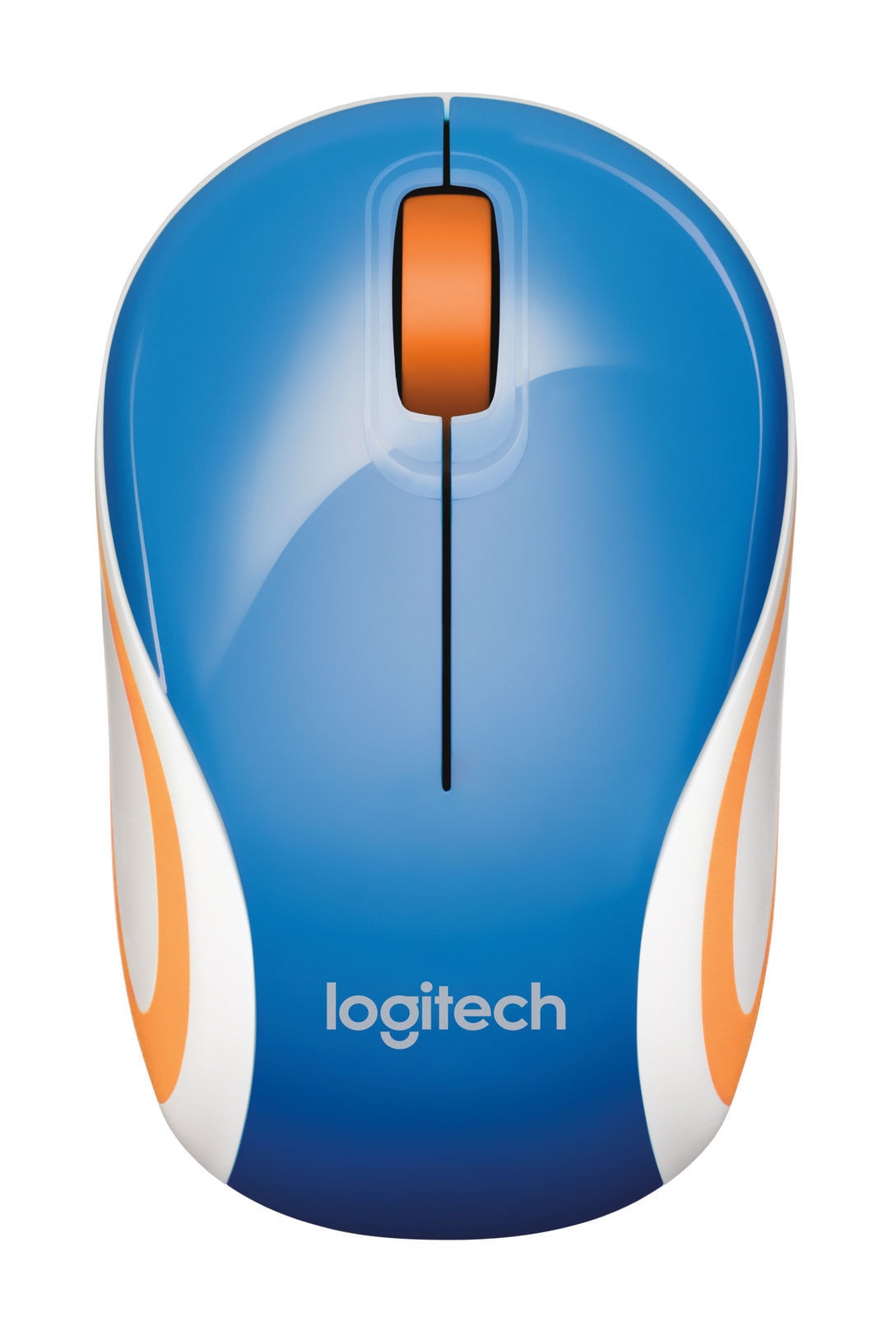  Mini Souris Sans fil M187 Bleue — Synapses Maroc