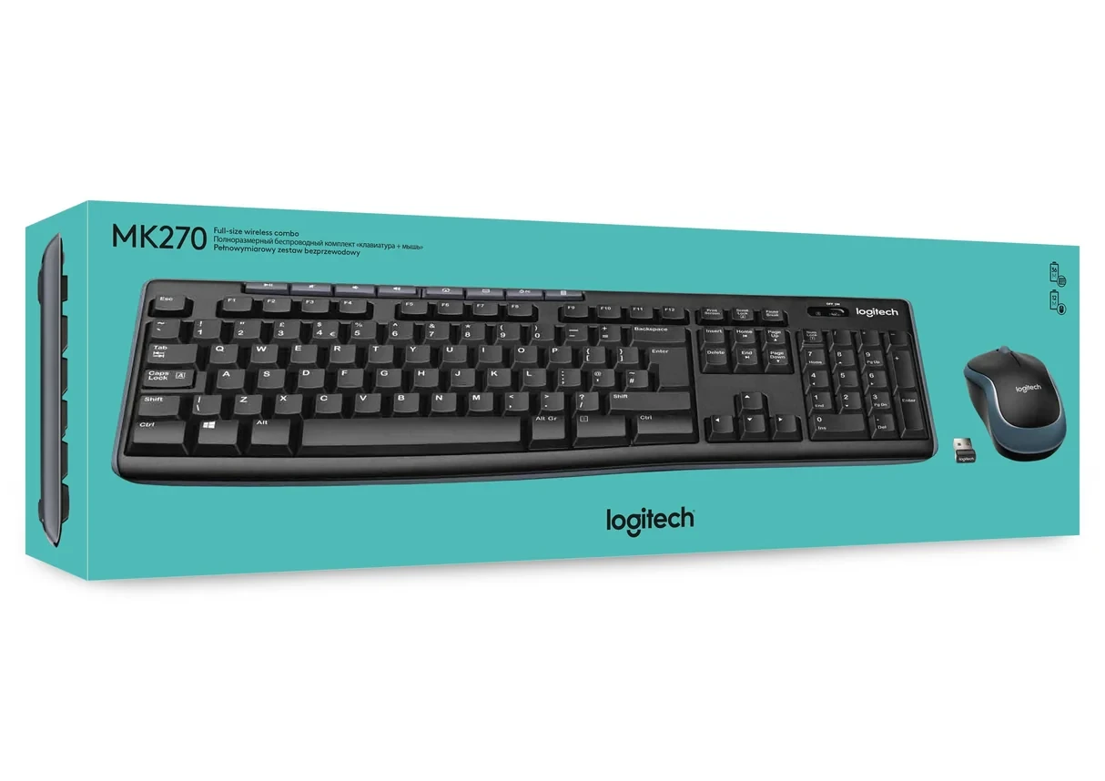 Logitech Logitech Wireless Desktop MK270 QWERTY — Synapses Maroc
