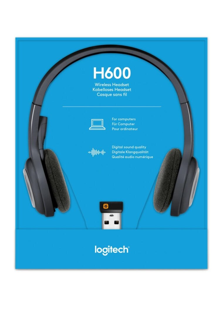 Logitech LOGITECH Wireless Headset H600 (Sucre) — Synapses Maroc