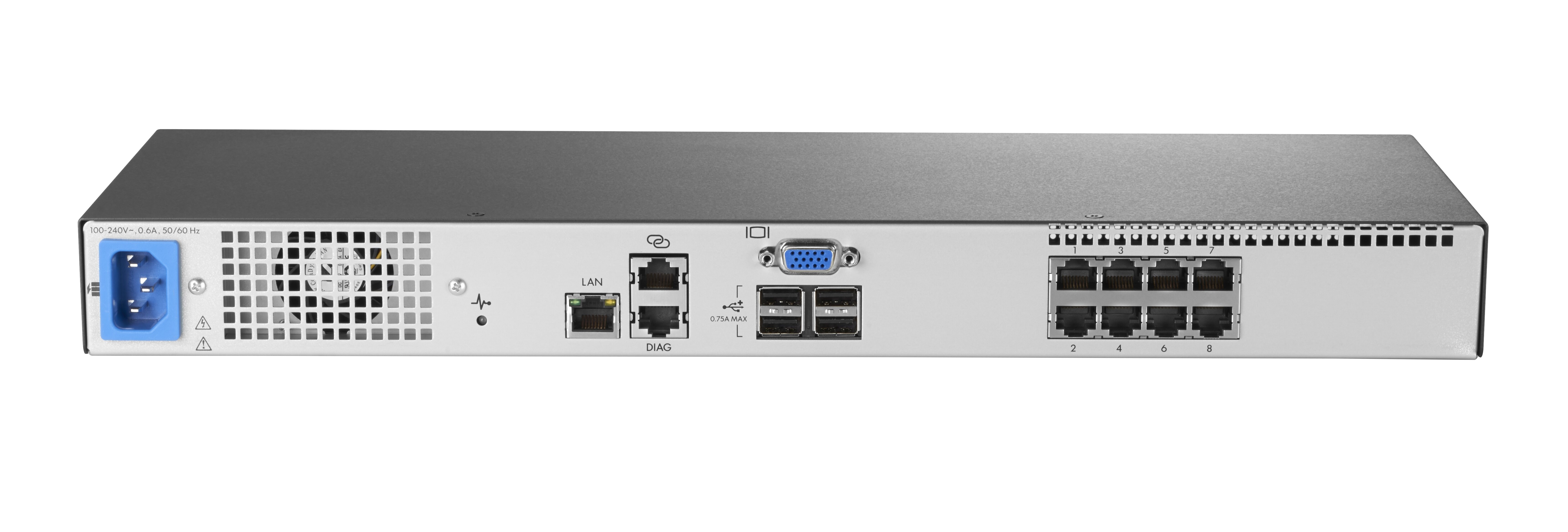 HP HP 0x1x8 G3 KVM Console Switch (remplace AF616A) — Synapses Maroc
