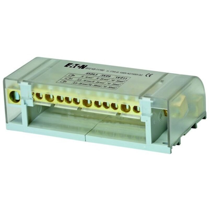 Eaton Repartiteur tetrapolaire 11 Trous / 160A — Synapses Maroc