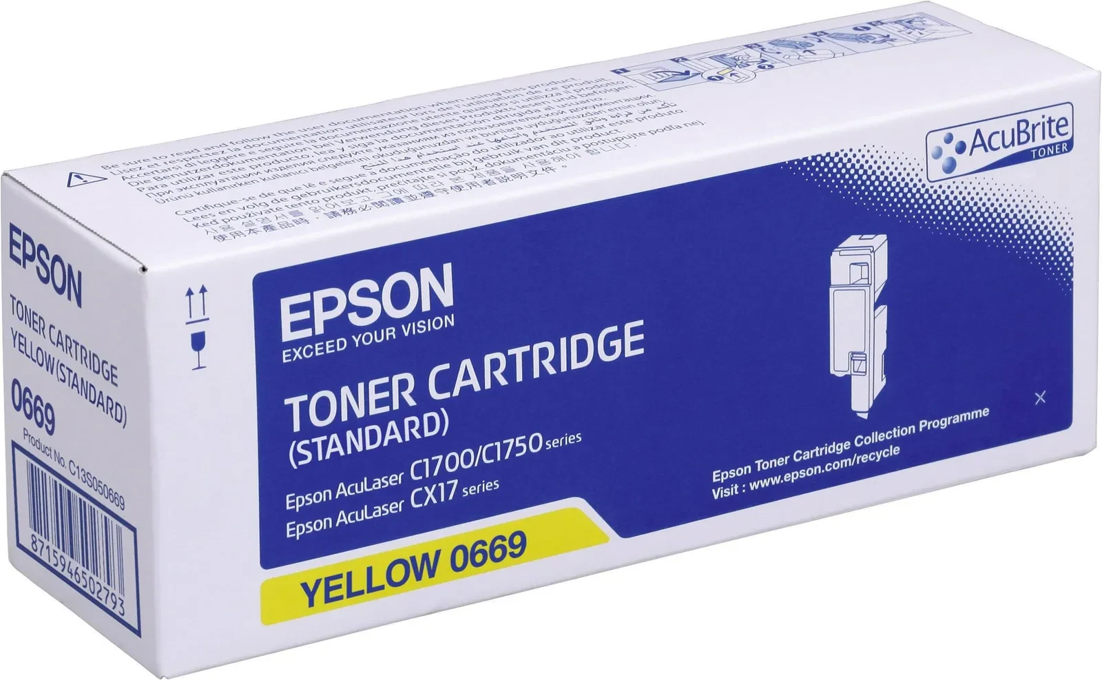  Toner Jaune Capacité Standard AL-C1700/AL-C1750/AL-CX17/AL-CX17NFWF (700 p) — Synapses Maroc