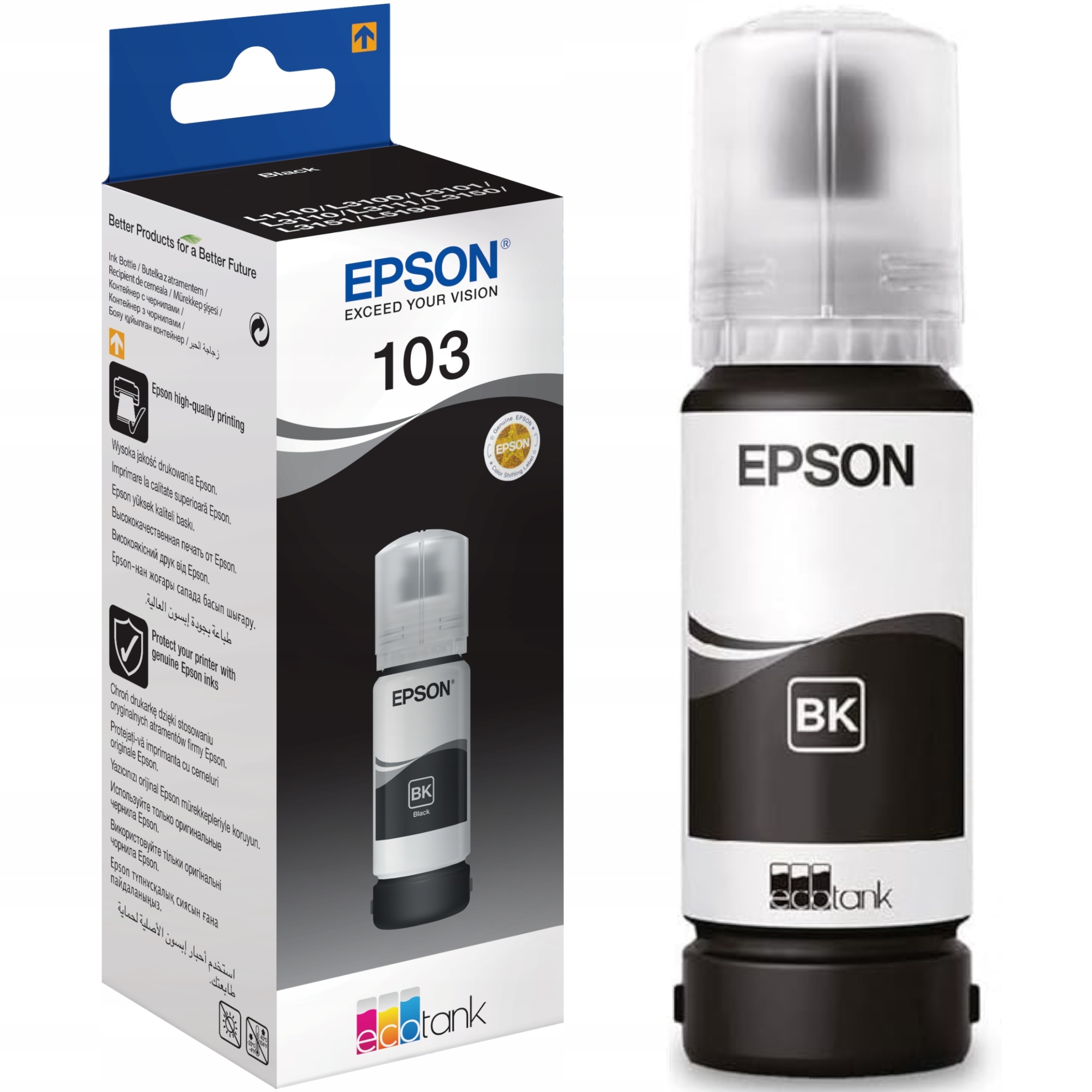  Bouteilles d'encres   L3110 L3111 L3150 — Synapses Maroc