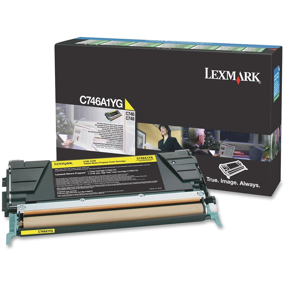  C746/C748 Cartouche de toner Return Program Jaune (7K) — Synapses Maroc