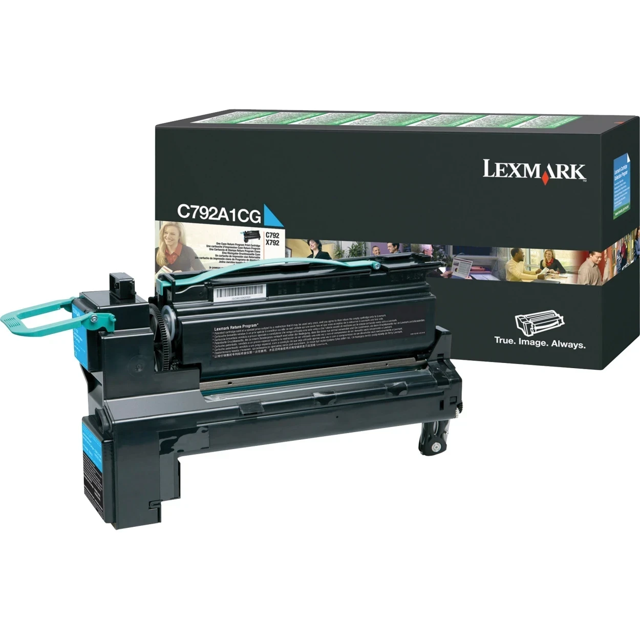  C792, X792 Cartouche de toner Return Program Cyan (6K) — Synapses Maroc