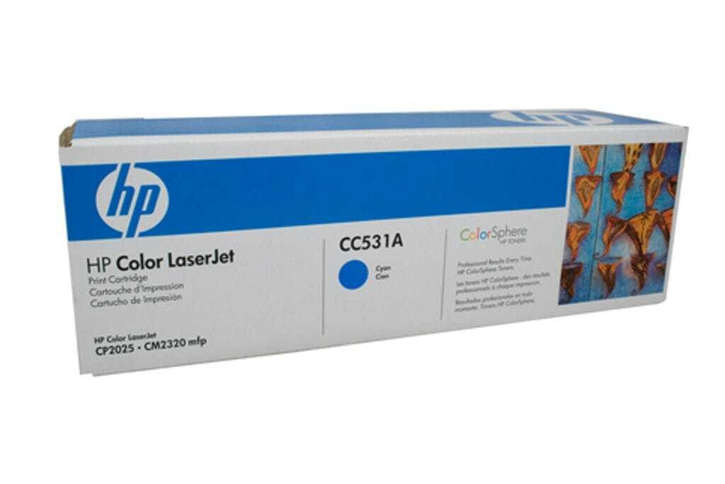 HP HP 304A (CC531A) Cyan Original Toner Cartridge for HP Color LaserJet CP2025 CM2320 — Synapses Maroc