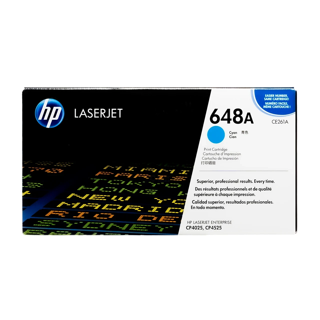 HP HP 648A Toner LaserJet Cyan Authentique (CE261A) — Synapses Maroc