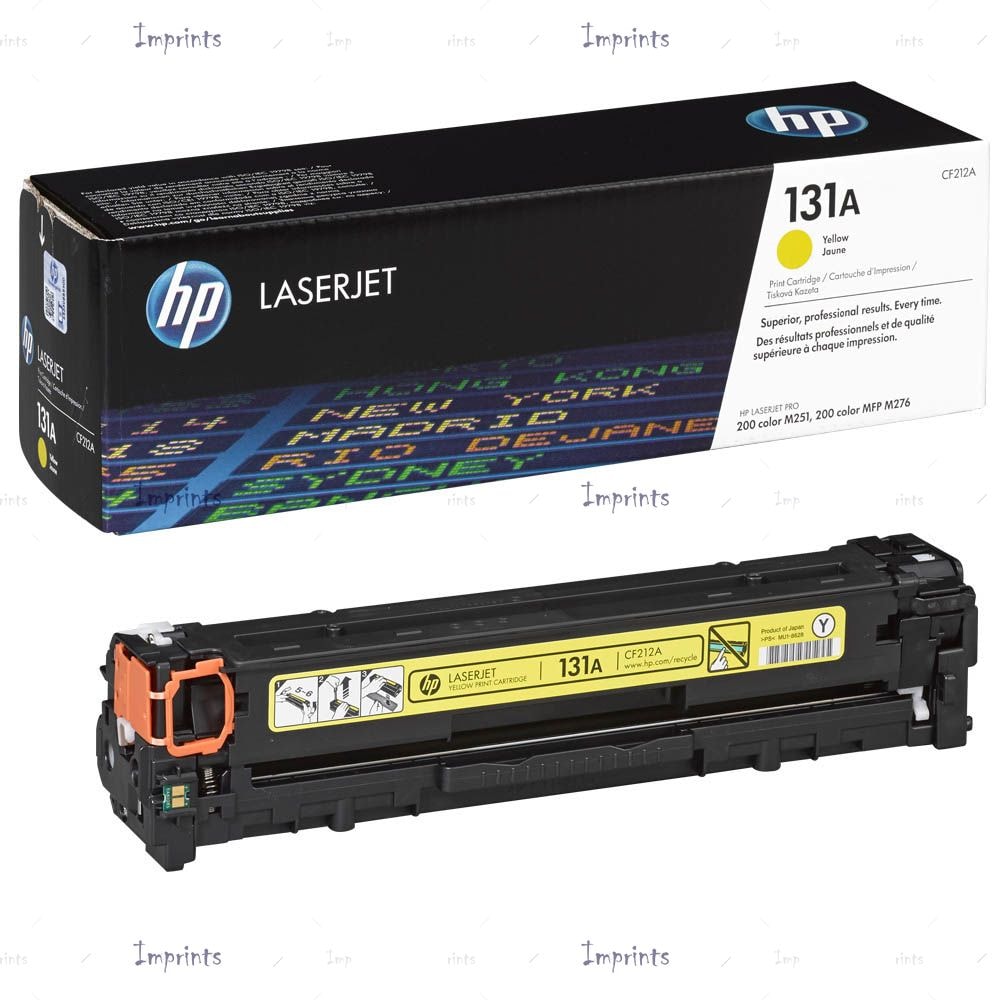 HP HP 131A Yellow Original LaserJet Toner Cartridge(CF212A) — Synapses Maroc