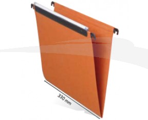  Lot de 25 Dossiers suspendus Kraft orange SICLA 380 (pour Armoire) — Synapses Maroc