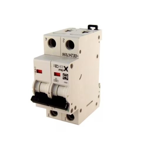 Disjoncteur modulaire 2P Courbe C 20A 4,5kA — Synapses Maroc