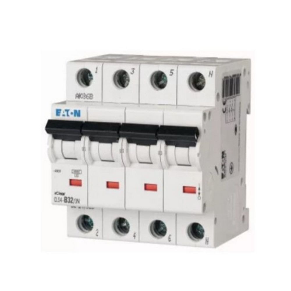 Disjoncteur modulaire 3P+N Courbe C 32A 4,5kA — Synapses Maroc