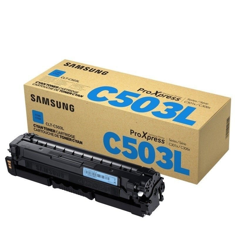 Samsung Samsung CLT-C503L H-Yld Cyan Toner Crtg — Synapses Maroc