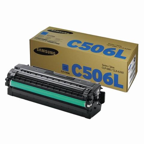 Samsung Samsung CLT-C506L H-Yld Cyan Toner Crtg — Synapses Maroc