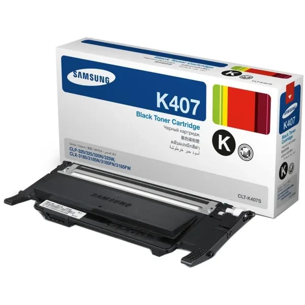 Samsung Samsung CLT-K407S Black Toner Cartridge — Synapses Maroc