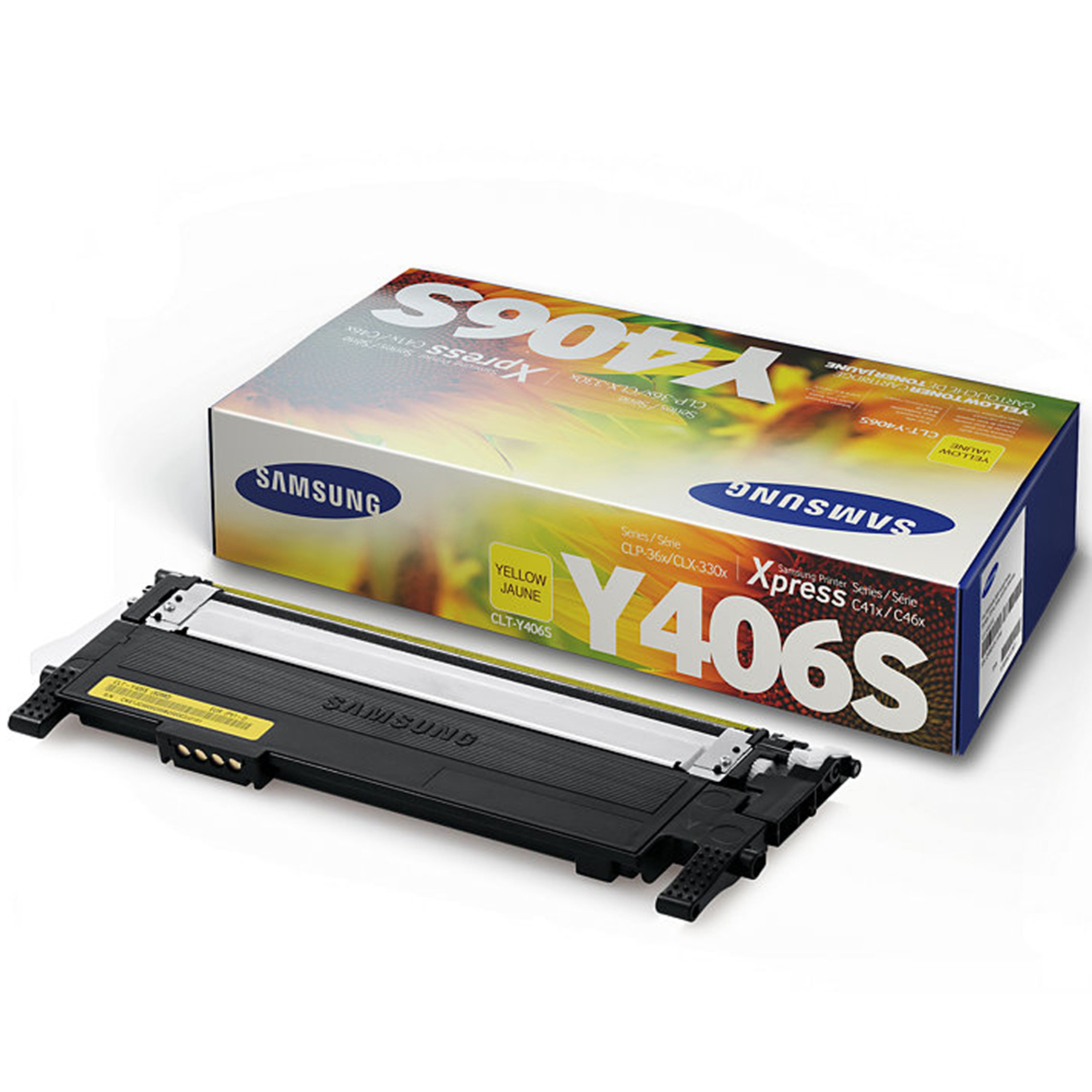 Samsung Samsung CLT-Y406S Yellow Toner Cartridge — Synapses Maroc