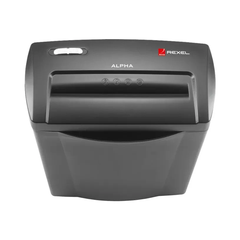  Destructeur REXEL Alpha Coupe croisée 5 feuilles 14L — Synapses Maroc