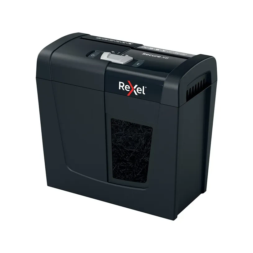  Destructeur REXEL RPX612 coupe croisée capacité 6 feuilles ultra silencieux — Synapses Maroc