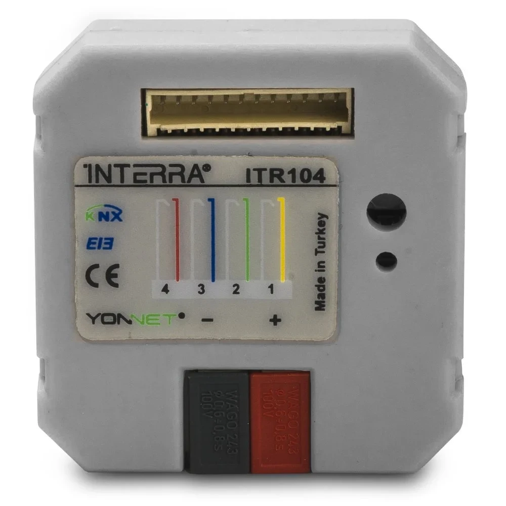 4 Channel KNX Push Button Interface — Synapses Maroc
