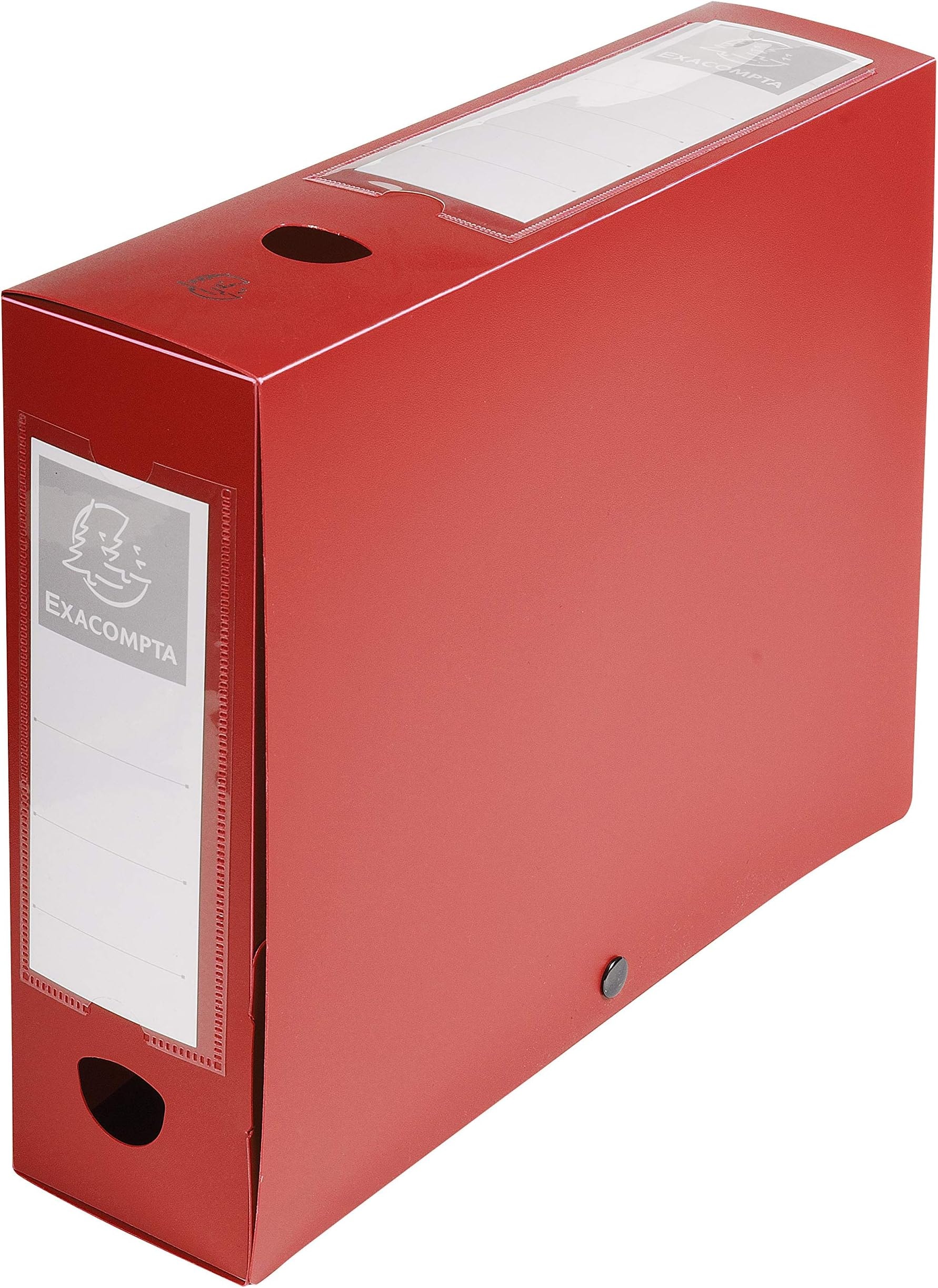  Lot de 10 Boîtes d'archives à pression EXACOMPTA en Polypro Dos 60 mm — Synapses Maroc