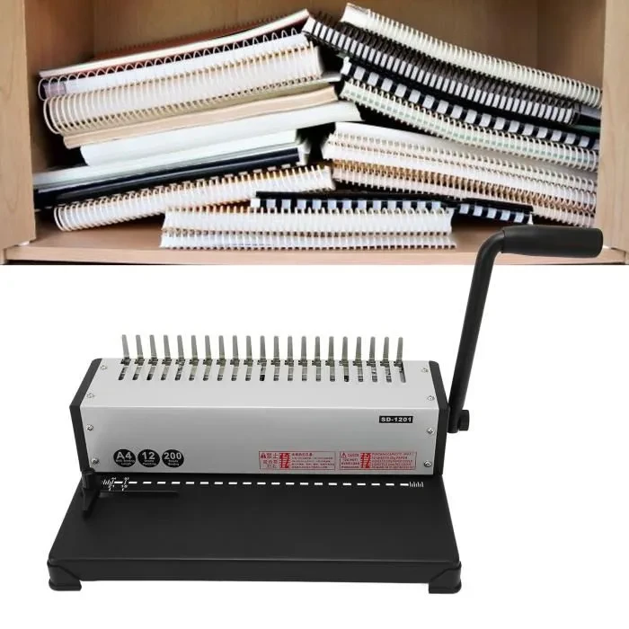  MACHINE MANUELLE DE RELIURE ET DE PERFORATION MINTRA 500 FEUILLES — Synapses Maroc