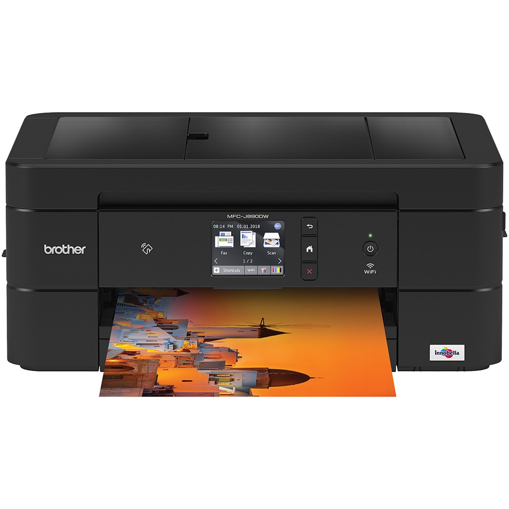  Multifonction jet d’encre couleur 4-en-1 recto-verso, écran LCD, Wifi et Wifi Direct — Synapses Maroc