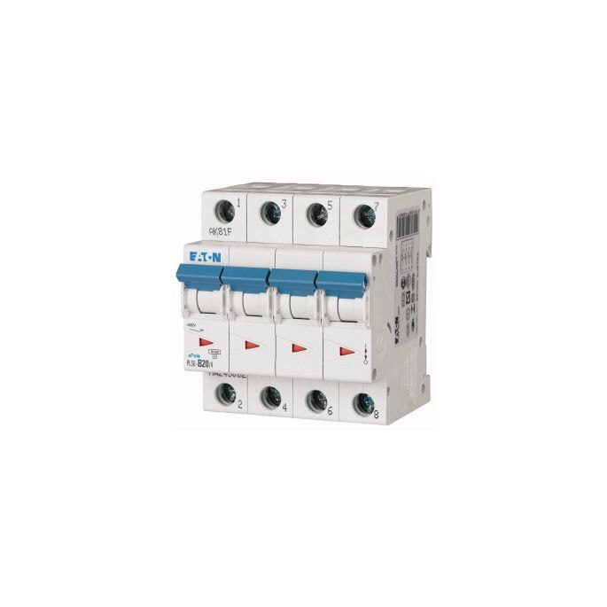 Disjoncteur modulaire 3PN C 20A 6KA — Synapses Maroc
