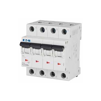 Disjoncteur modulaire 4P C 40A 6KA — Synapses Maroc