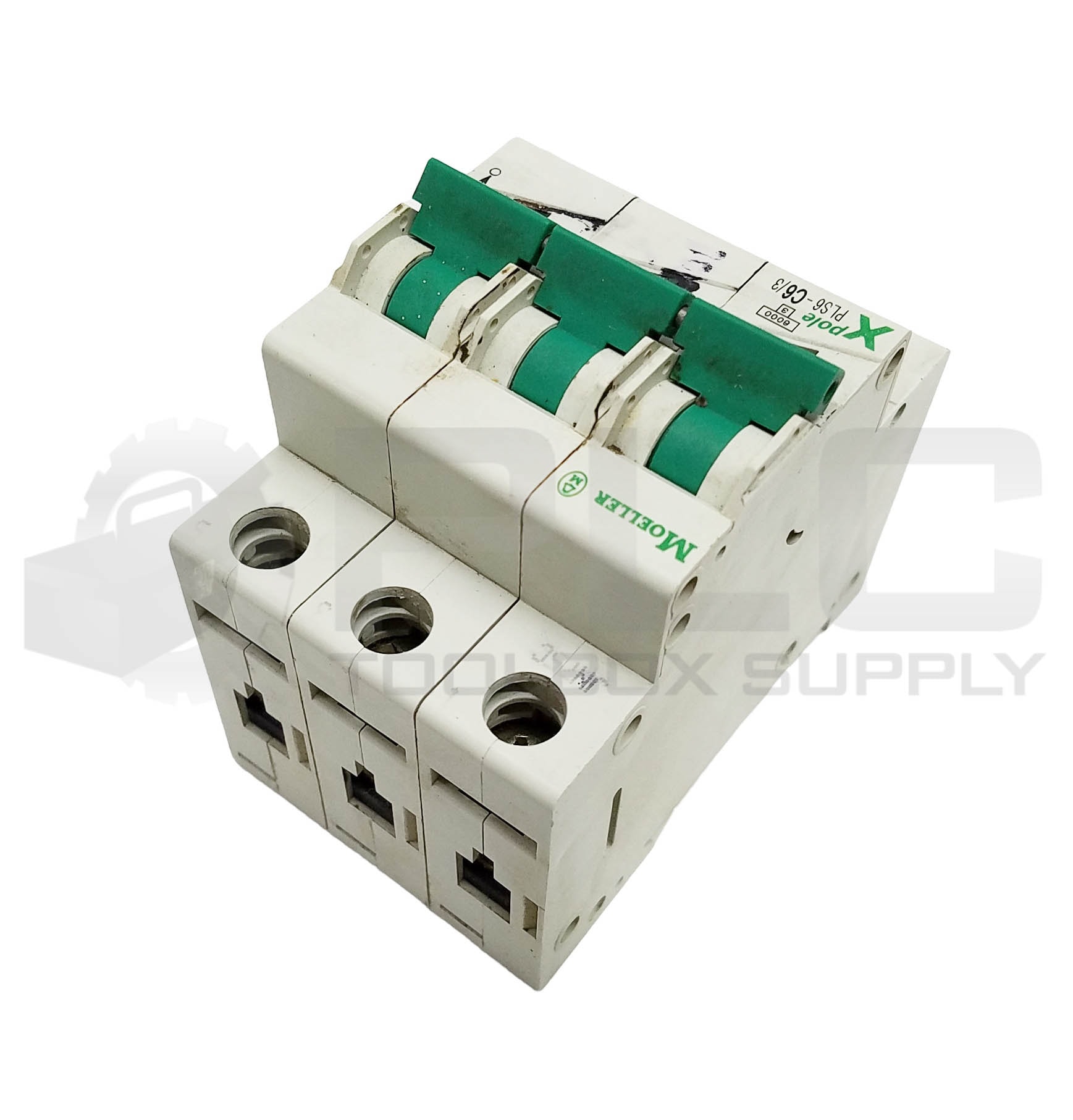 Disjoncteur modulaire 3P C 6A 6KA — Synapses Maroc