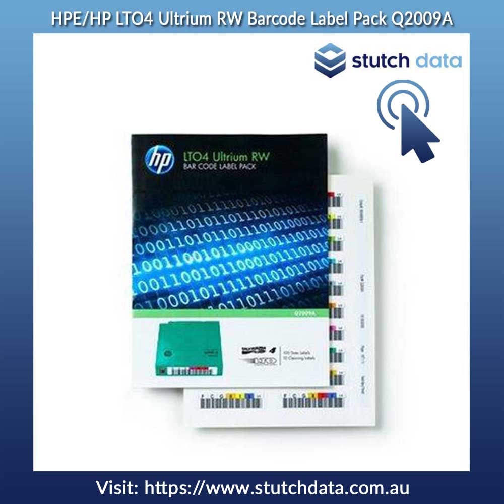  HPE LTO4 Ultrium RW Bar Code Label Pack (100 étiquettes) — Synapses Maroc