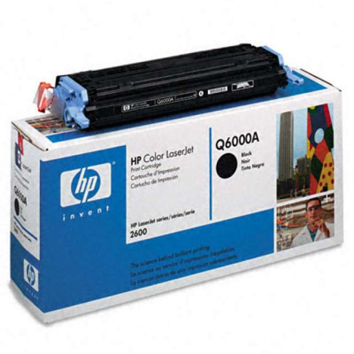 HP HP 124A (Q6000A) Black Original LaserJet Toner Cartridge — Synapses Maroc
