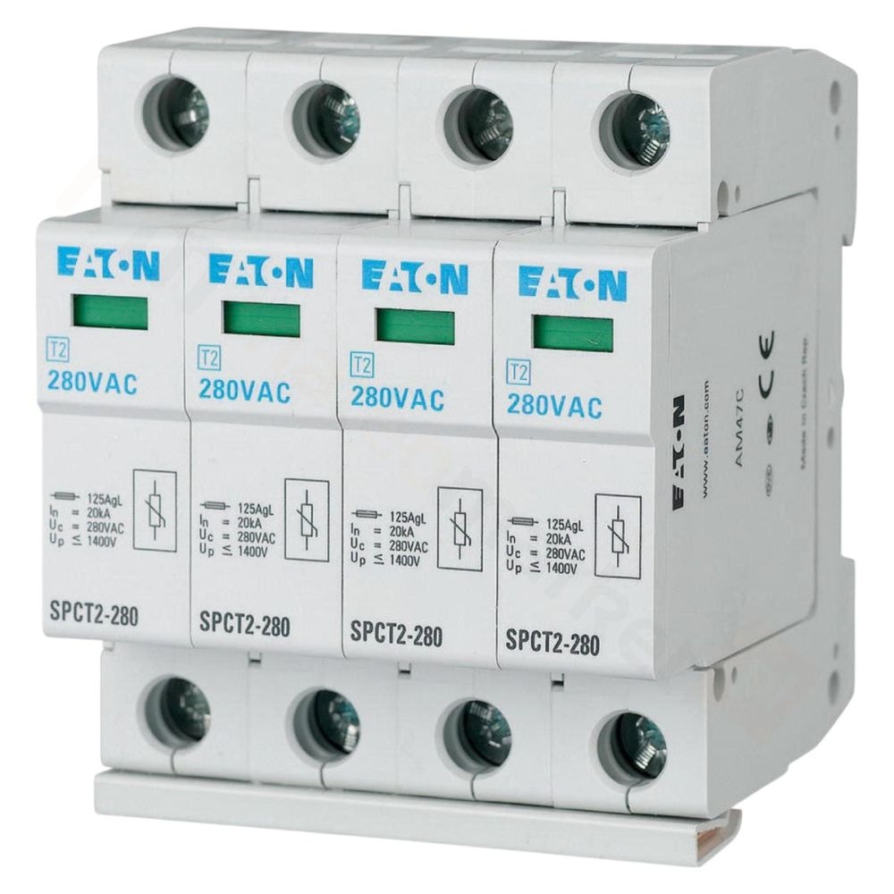 Eaton Parafoudres débrochables, 4p, 385VAC, 4x20kA — Synapses Maroc