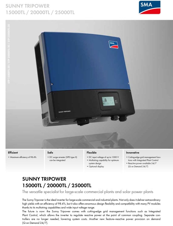 SMA Sunny Tripower 20000TL