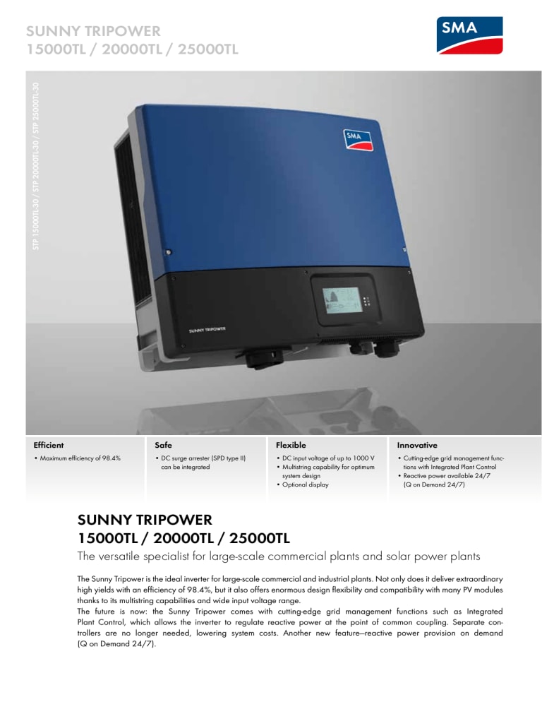 SMA Sunny Tripower 25000TL