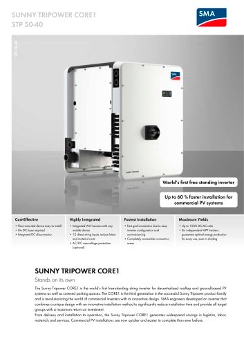 SMA Sunny Tripower CORE1
