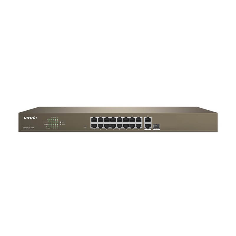  16-Port 10/100Mbps + 2 Switche Gigabit PoE Smart — Synapses Maroc