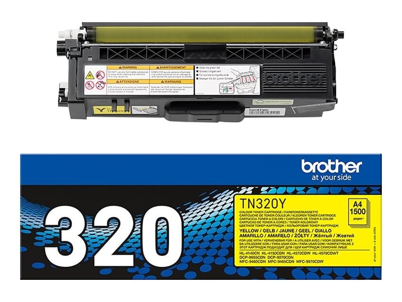 Brother BROTHER Toner jaune pr 1500 pgs (ISO IEC 19798) pr HL-4150C — Synapses Maroc