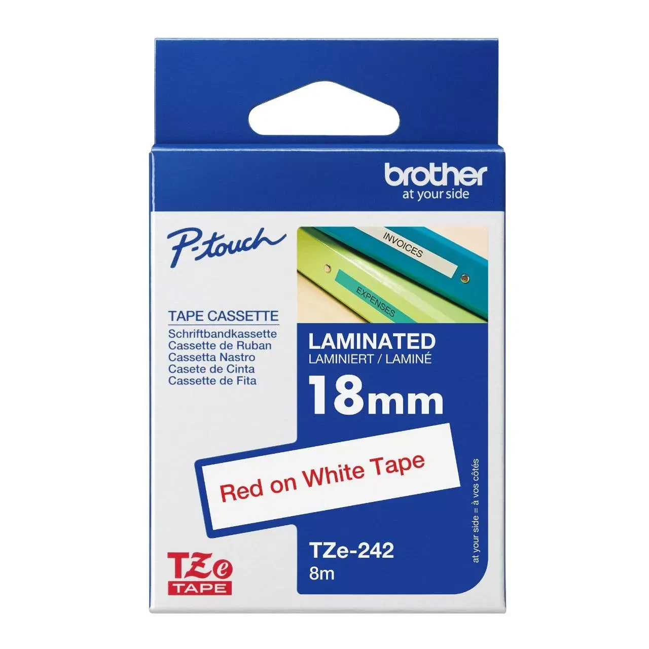 Brother BROTHER Lamine 8m, 18mm Rouge — Synapses Maroc